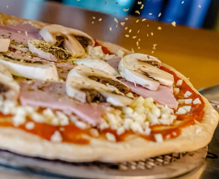 Homemade pizzas